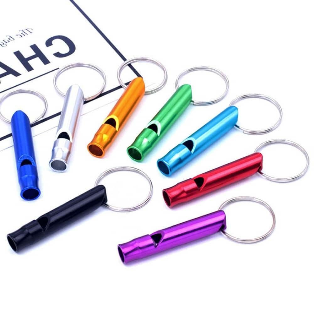 [똘복M협력사]가벼운호루라기 안전 키링형 호루라기 호신용 호각 열쇠고리 미니 작은 호신