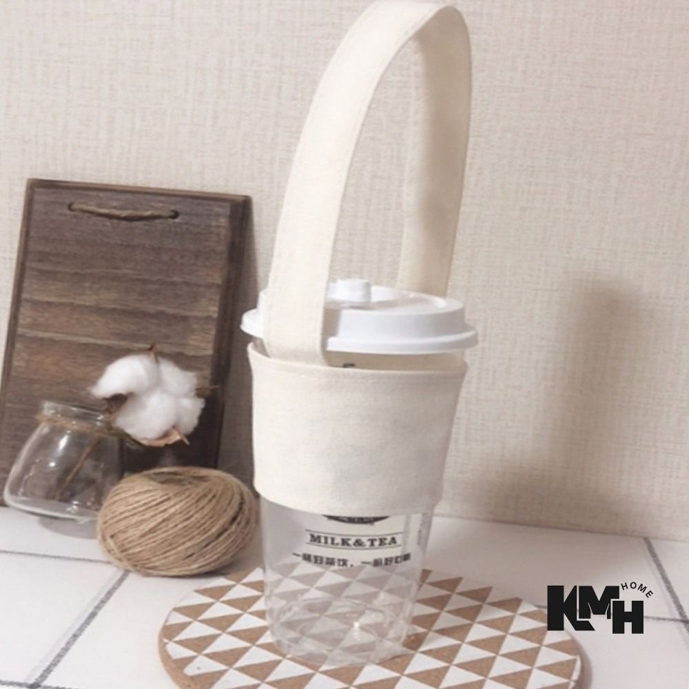 드링크백 패브릭홀더 테이크아웃가방 텀블러파우치 음료캐리어