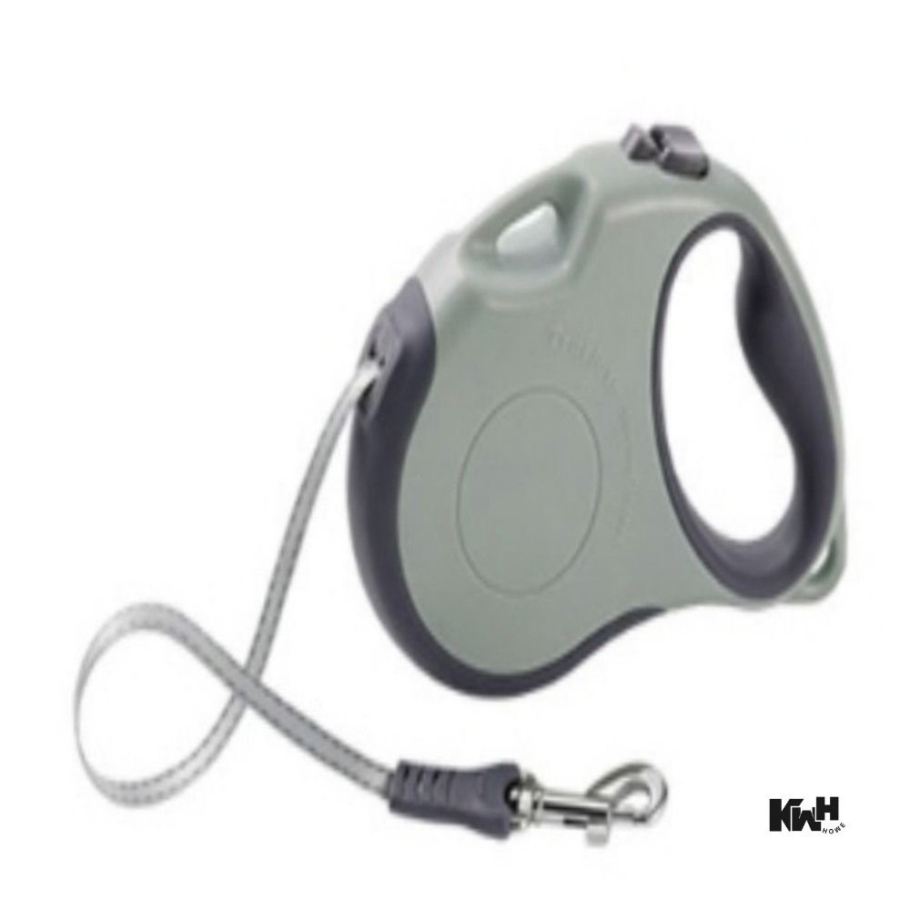 애견 자동줄 세트 카키 M 소형견리드줄 반려견산책줄 반려견리드줄 강아지줄