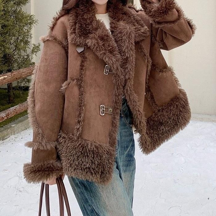 상품 상세설명 참조 [핑크엘리제]퍼 무톤 빈티지 캐주얼 데일리 테오나윈터무스탕