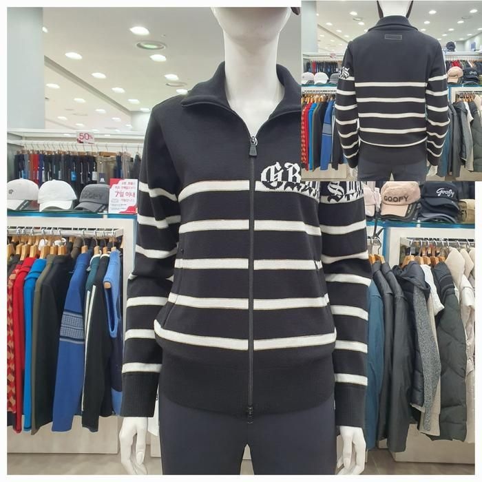 디즈니골프  풀집업 니트방풍가디건 SP3LKG004