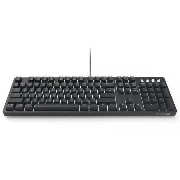 클롬 MANIC 마이크로닉스 X40P PBT 광축 White LED 완전방수 무접점 키보드 (영문) (정품)