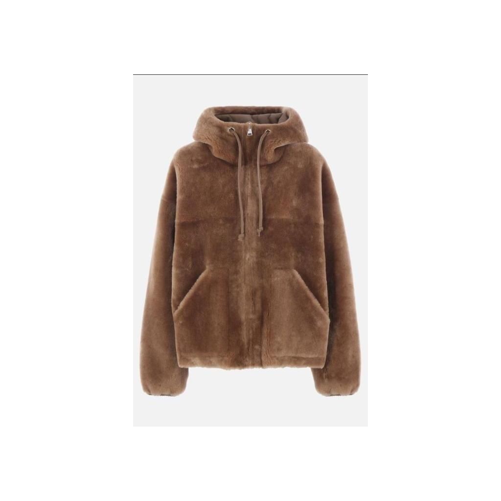[해외] 블랑샤 BLANCHA reversible jacket in shearling 25069300MASTICE