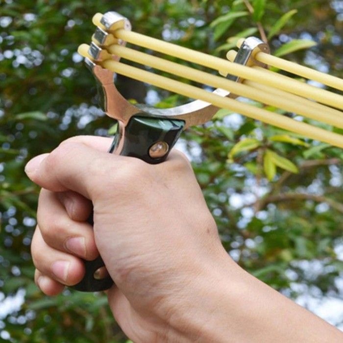 UnKnown 전문가용 새총 고무줄 구슬 총 새쫓는 기구 100815