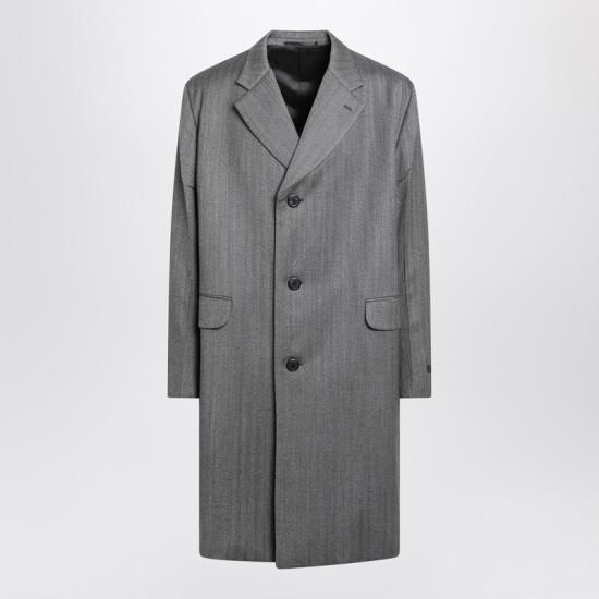 [해외] 프라다 25FW 프라다 코트 UC554MOOO15O1 Grey