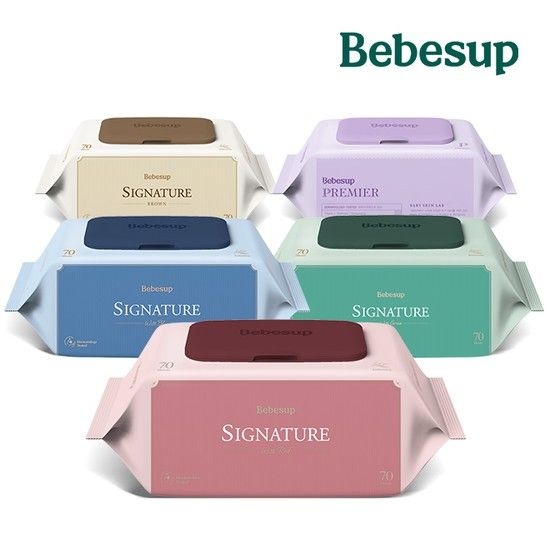 베베숲 [10팩 모음] 시그니처 위드블루 외 물티슈 10팩