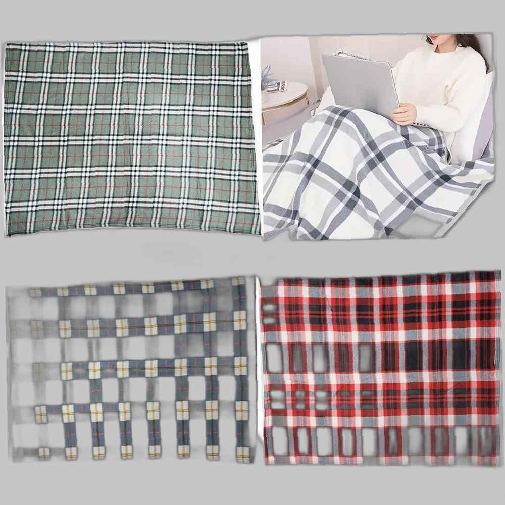제일사 사계절 체크 무릎담요 휴대용 미니무릎담요 담요 방한용품 밍크 팝업스토어 사무실 이불 차량용 침구 카페