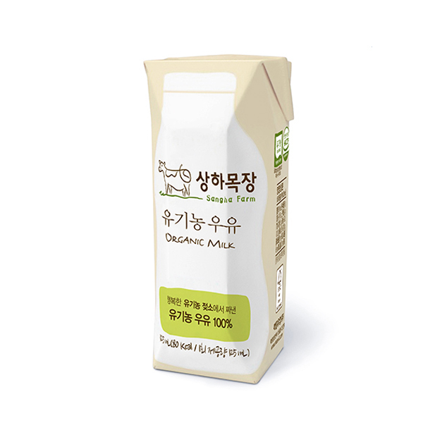 상하목장 유기농 멸균우유 125ml x 24팩