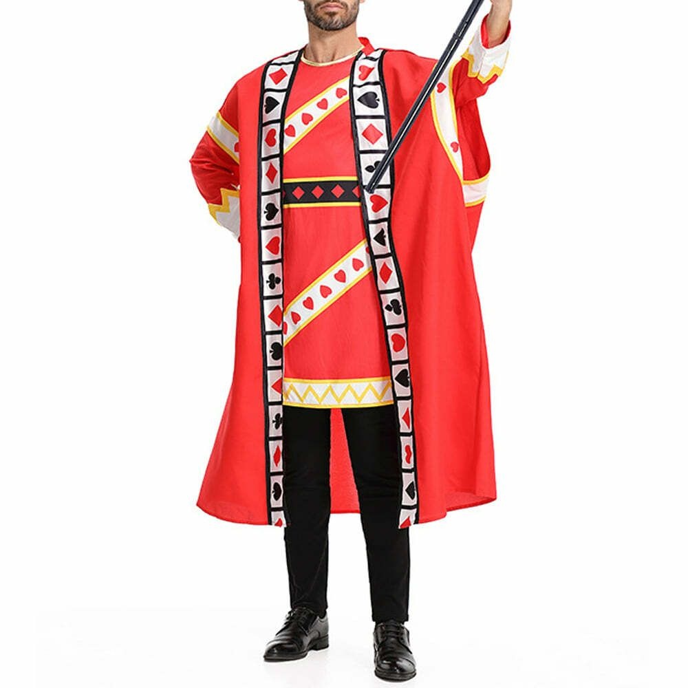 교복몰 (현대Hmall) 교복몰 레드하트 포커킹 코스프레 의상세트