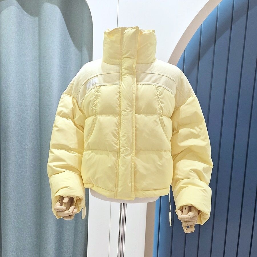 리펜 스튜디오 [AK원주점] [리펜스튜디오] 엠보레터링 덕다운 패딩점퍼 색상 택1 SH01DJ505