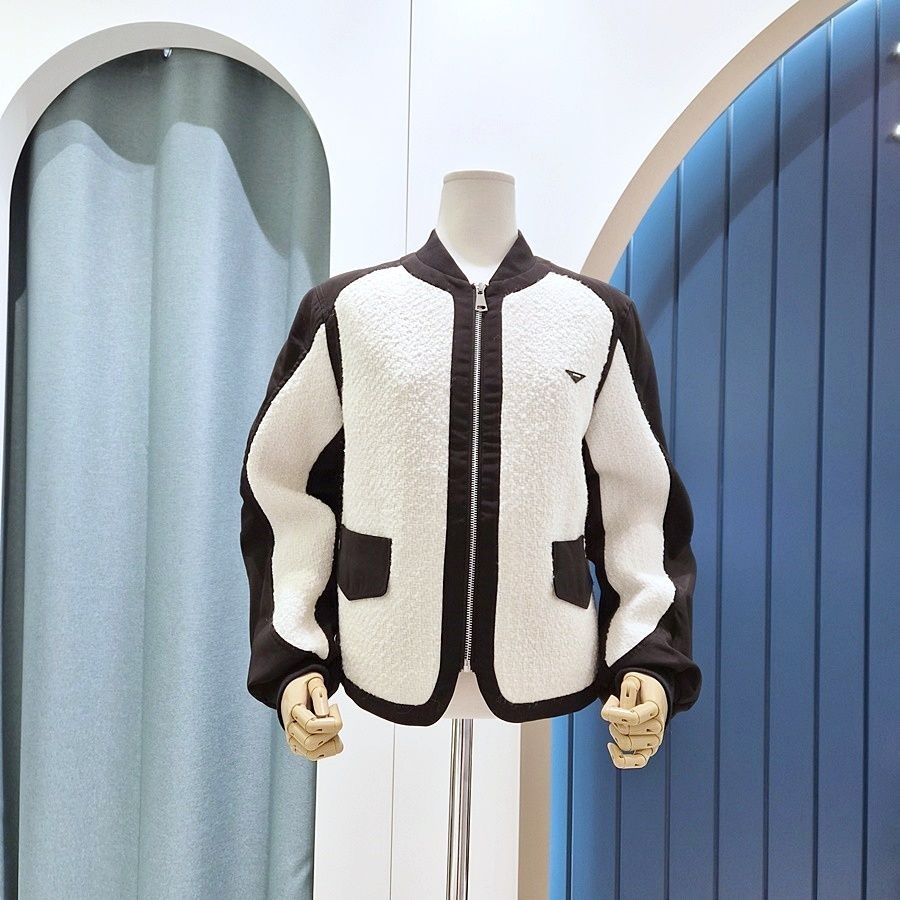 리펜 스튜디오 [AK원주점] [리펜스튜디오] 트위드배색 덕다운 패딩점퍼 SH01DJ501