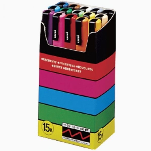 포스카 마카 세트 유성 마커펜 다색 미술용품 드로잉 일러스트 컬러링 사무용 학용품 화방용구