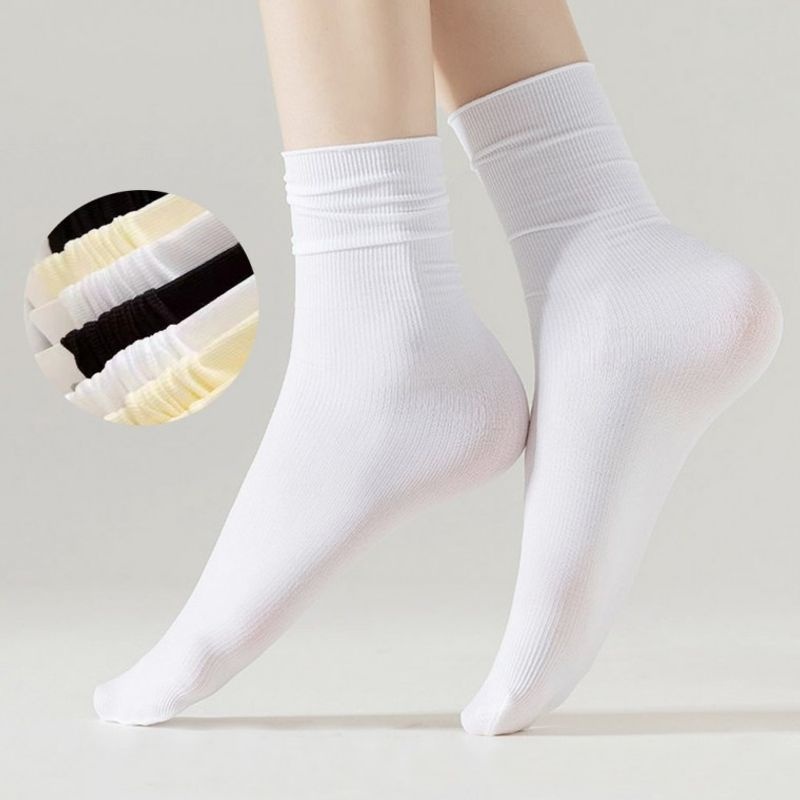 (주)미르커머스 LN 루나 레이스 양말 3켤레 학생 여자 여성 패션 삭스 발목 중목