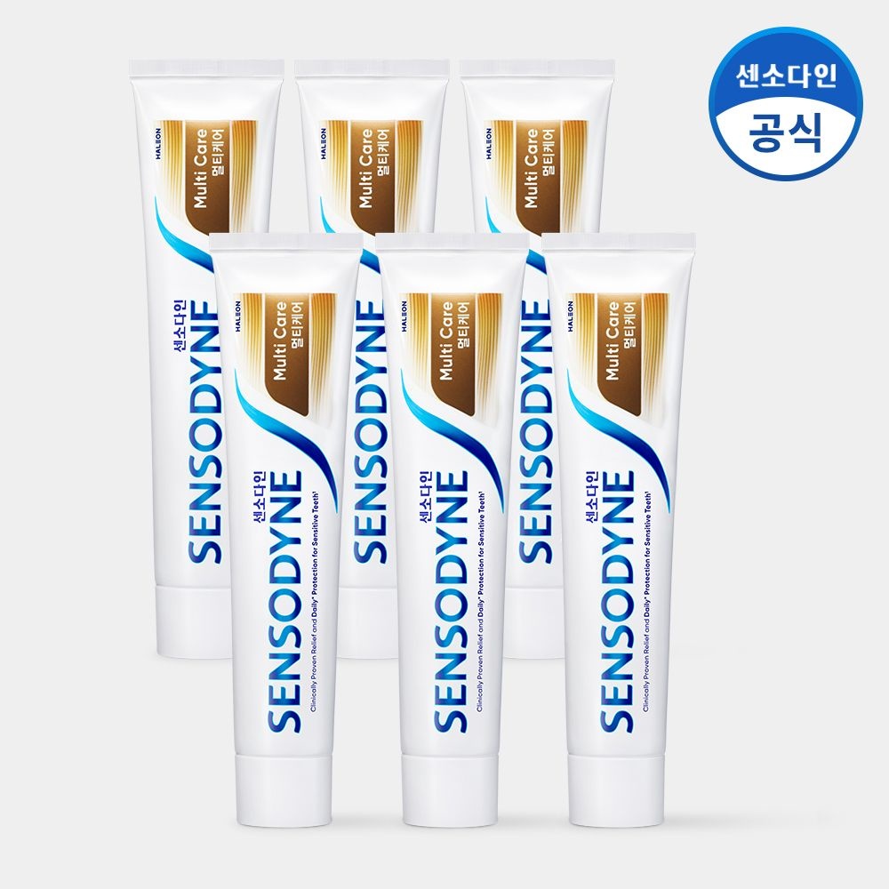 센소다인 멀티케어 민감성 치약 100g x6개