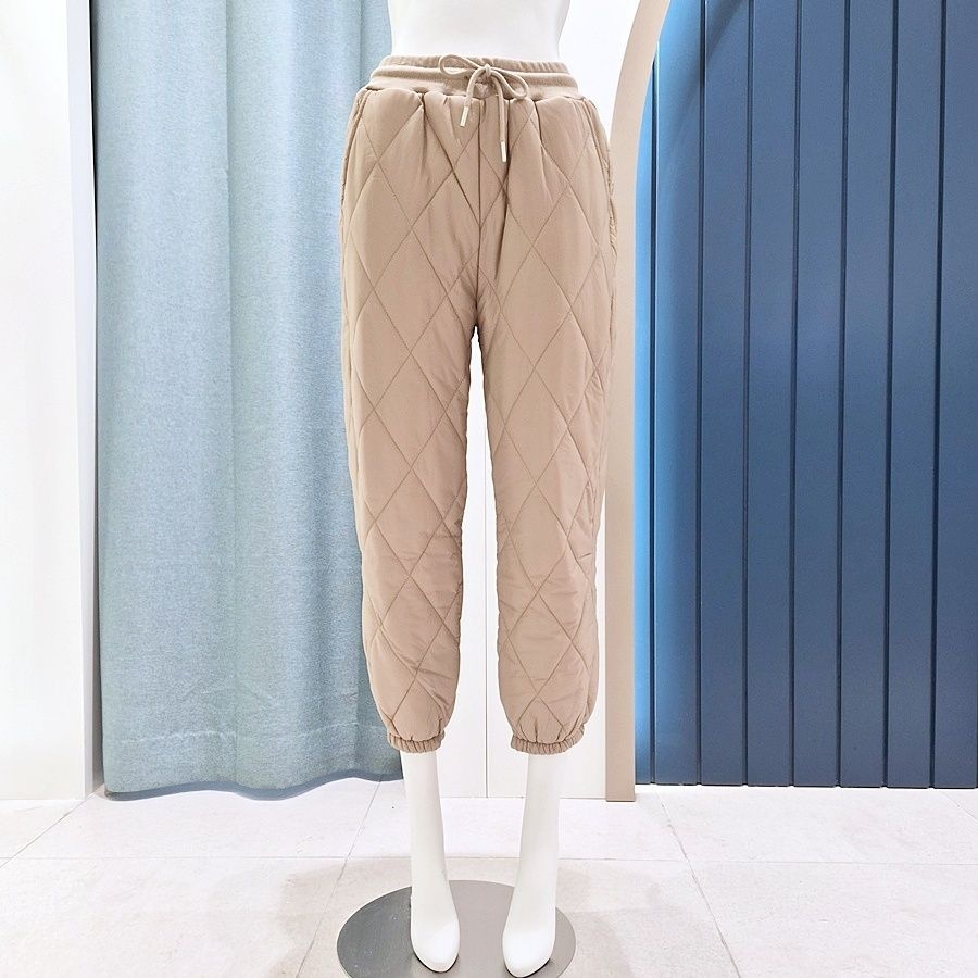 리펜 스튜디오 [AK원주점] [리펜스튜디오] 허리밴딩 퀼팅 패딩 조거팬츠 SF12PT110