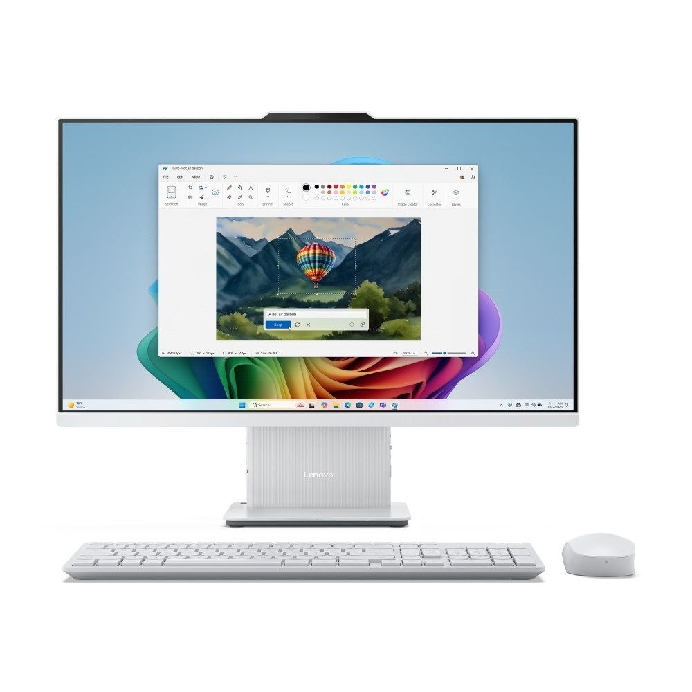 레노버 27AKP10 Ryzen 5 220/16GB/512GB/Windows 11 Home 올인원PC 데스크탑 사무용 컴퓨터 F0JE000SKR