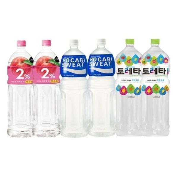 한번에먹자쇼핑몰 1.5L 이온음료 혼합 / 포카리스웨트 2개 + 2 ...