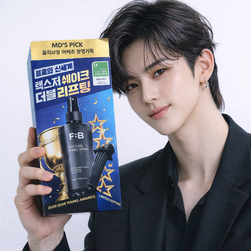 (주)일진코스메틱 포뷰트 텍스처 쉐이크 스프레이 100ml 어워즈 기획 (+볼륨핀처 M)