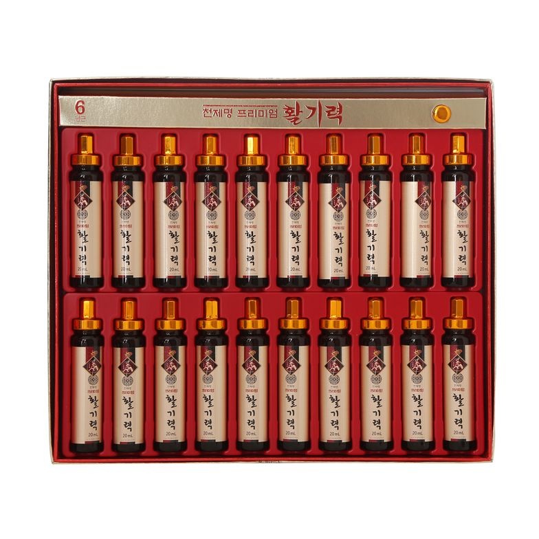 [천제명홍삼][천제명] 6년근 프리미엄 홍삼 활기력 (20ml x 20병) : 롯데ON