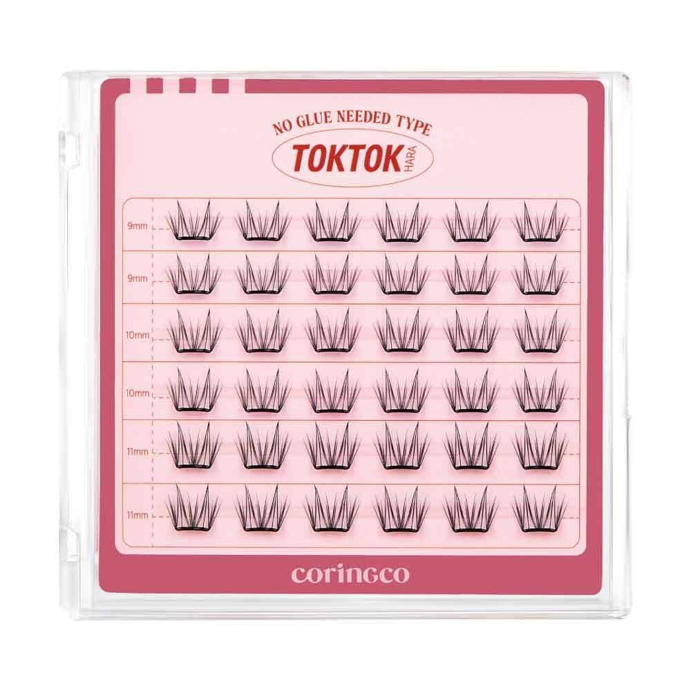 UnKnown [1등 속눈썹/어워즈기획] 코링코 톡톡하라 노글루 속눈썹 12종 택1 393289Moony