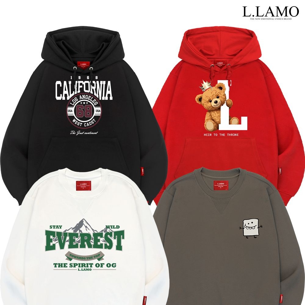 기본 기모 무지 맨투맨