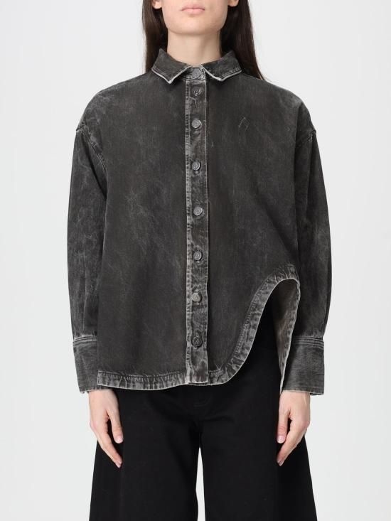아티코 26SS 디 아티코 셔츠 260WCB00068CCC129WS 414 Black