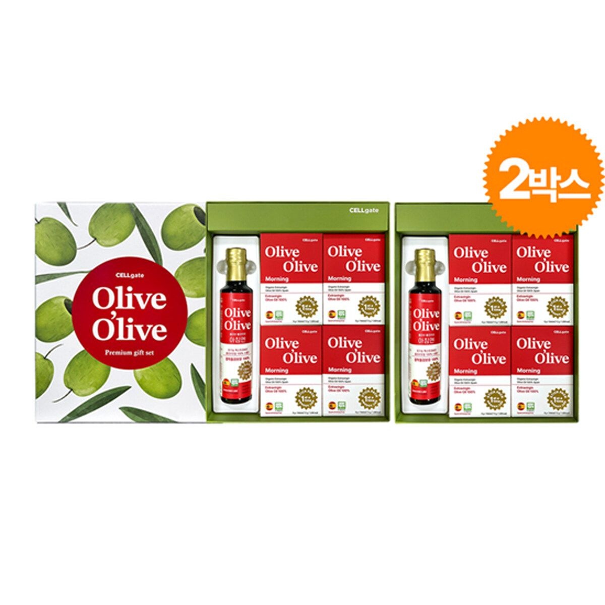 [TV상품]올리브 올라이브 유기농 엑스트라버진 올리브오일  추석선물세트...