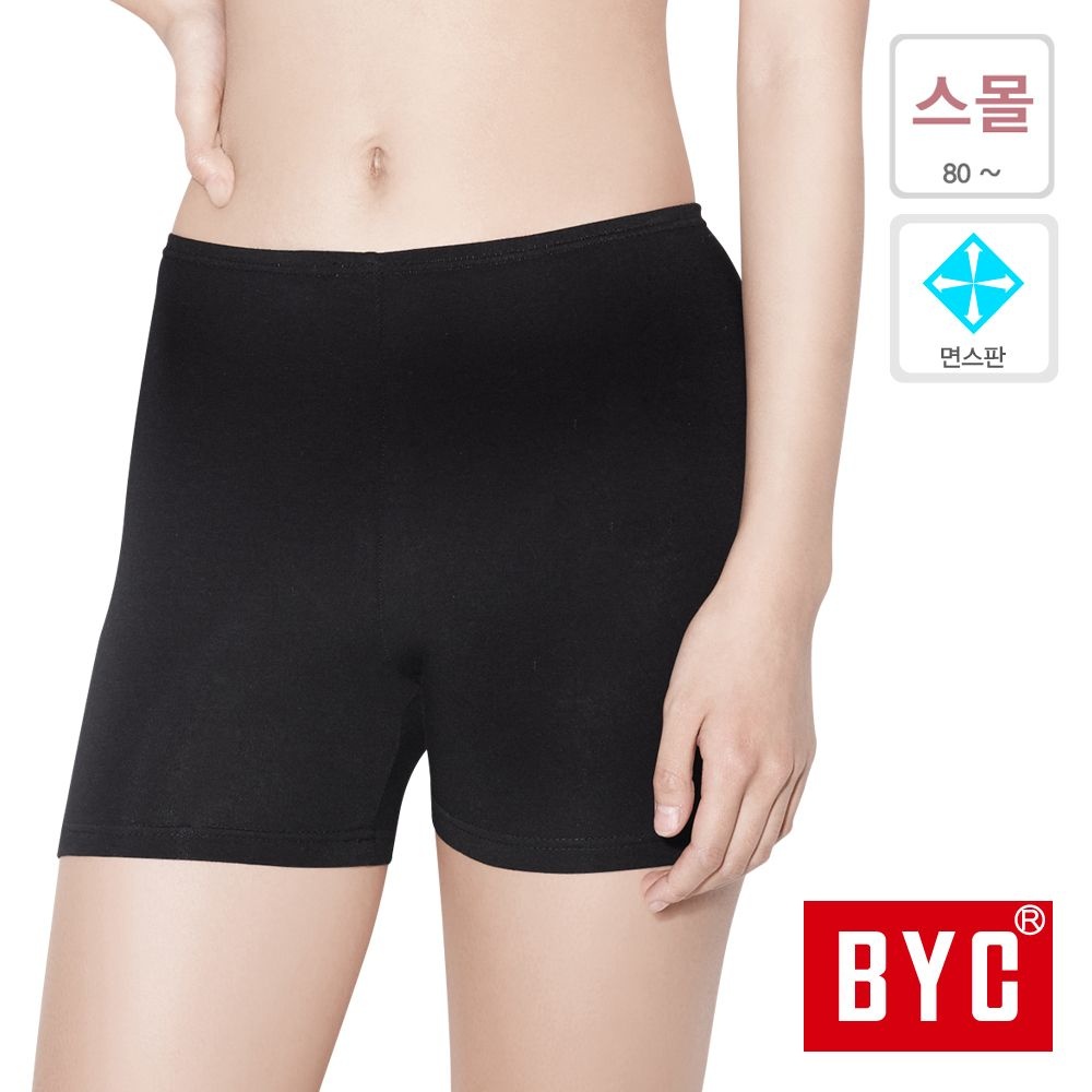 [오늘출발] BYC 면스판 여 학생 주니어 속바지 3부 BPR9006