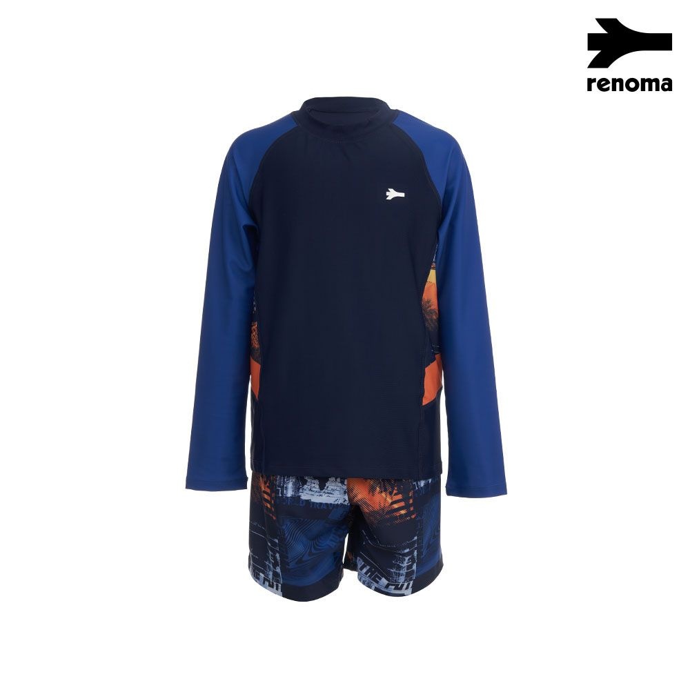 [롯데백화점] 레노마 수영복 월드와이드 프린트 비치 남아동 상하세트BS2C962 LE1214875018