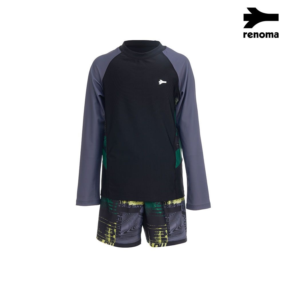 [롯데백화점] 레노마 수영복 월드와이드 프린트 비치 남아동 상하세트BS2C962 LE1214875017