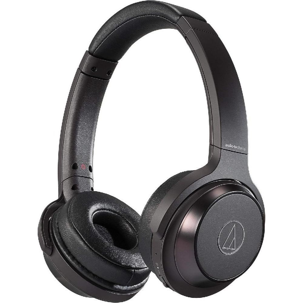 [해외] 오디오테크니카 ATH-WS330BT 무선 헤드폰 온이어 중저음 블랙 헤드셋 데일리 운동