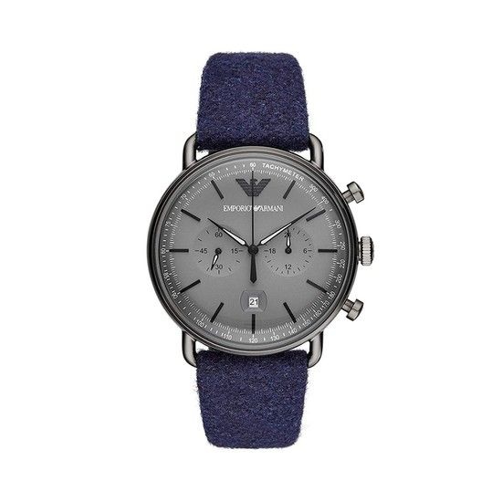 엠포리오 아르마니 알마니 AR11144 가죽밴드 남성시계