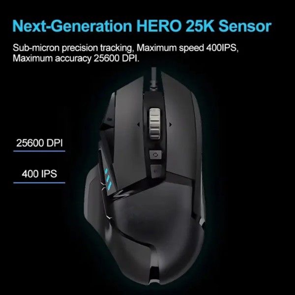G502 HERO LIGHTSPEED 유선 게이밍 마우스