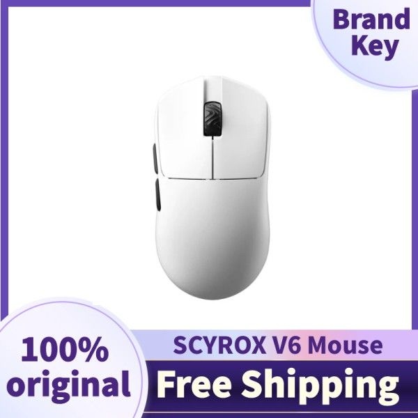 Scyrox V6 8000Hz 무선 3모드 마우스 Paw3950 센서