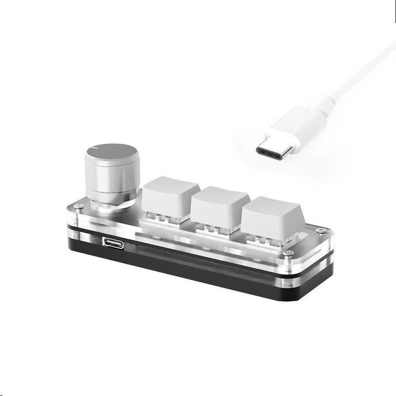 [해외] 포토샵 매크로 키보드 3키 1노브 핫스왑 컨트롤러