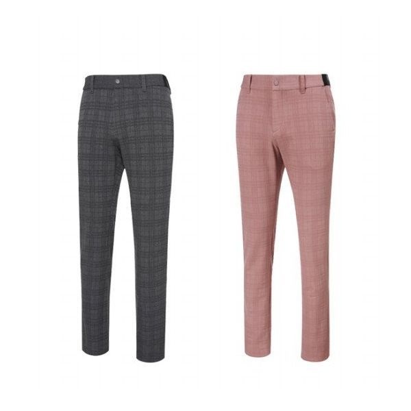 와이드앵글 남성 골프웨어 바지 팬츠 국내매장정품 와이드앵글 남성 골프웨어 바지 팬츠 [와이드앵글] CF 변형 체크 팬츠_WMU21343 남자 라운딩팬츠 와이