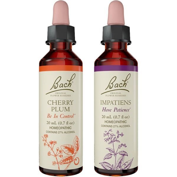 [해외] 배치 플라워 레미디 오리지널 꽃 에센스 체리플럼 임파티엔스 2팩