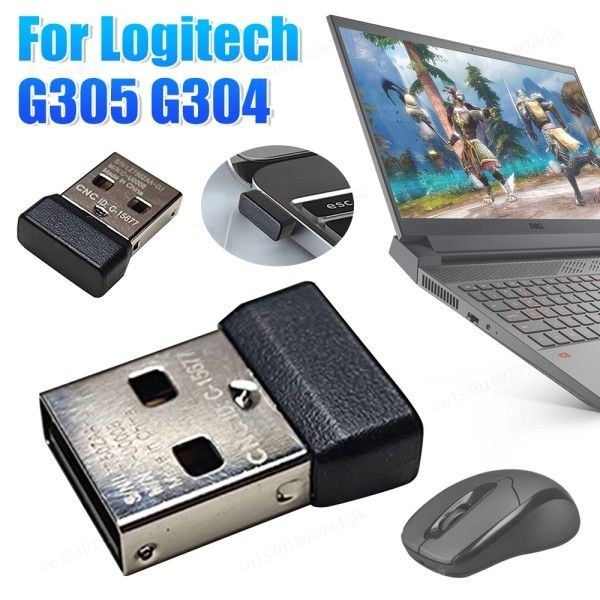 G304/G305용 라이트스피드 무선 게이밍 마우스 USB 동글 수신기