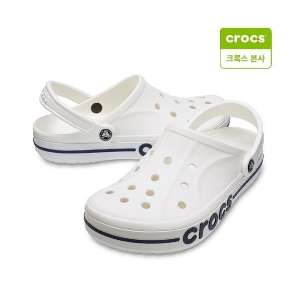 크록스 크록스 바야밴드 클로그 화이트 205089-126 890677