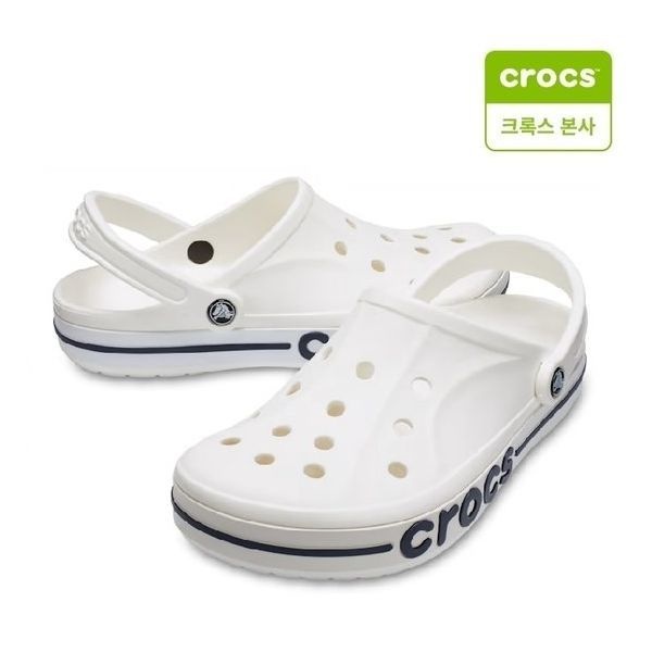 크록스 크록스 바야밴드 클로그 화이트 205089-126 890695