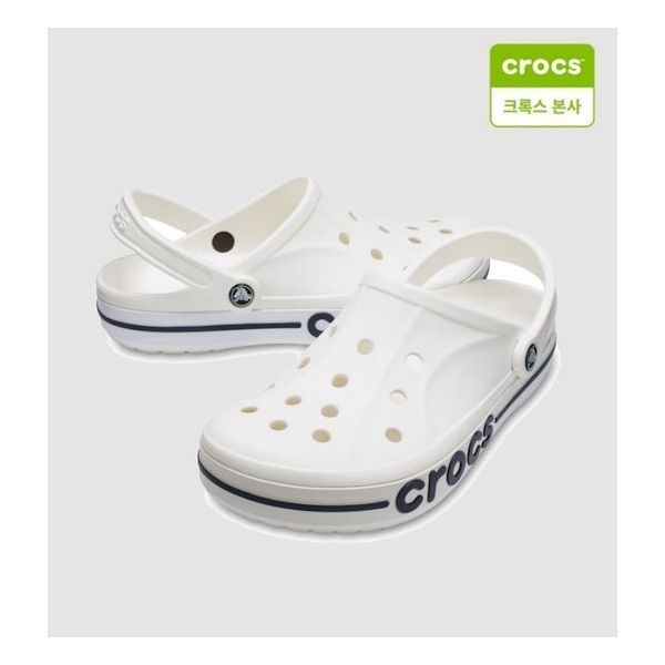 크록스 크록스 바야밴드 클로그 화이트 색상 205089-126 890741