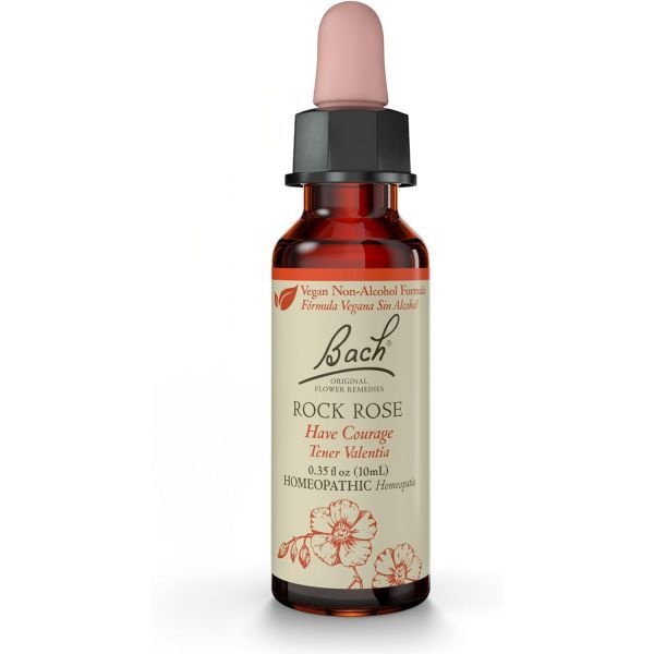 [해외] 배치플라워 락로즈 ROCK ROSE 오리지널 리필먼트 용기를 위한 록 로즈 에센스 웰니스 스트레스 완화 10mL 드로퍼