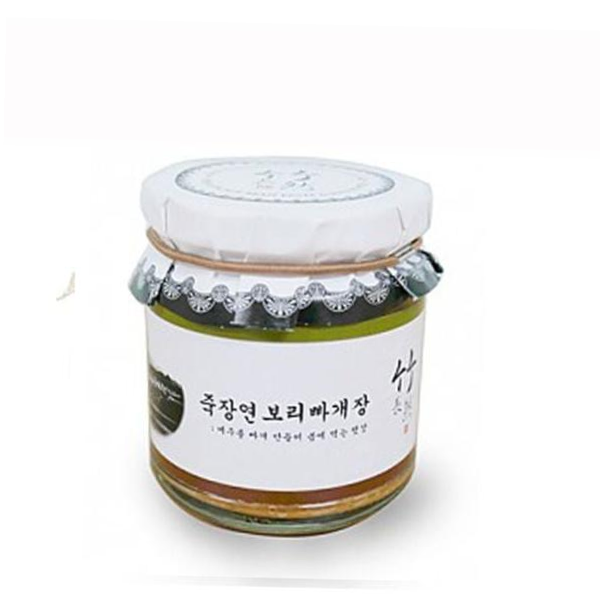반찬 죽장연 보리 빠개장 250g(유리)