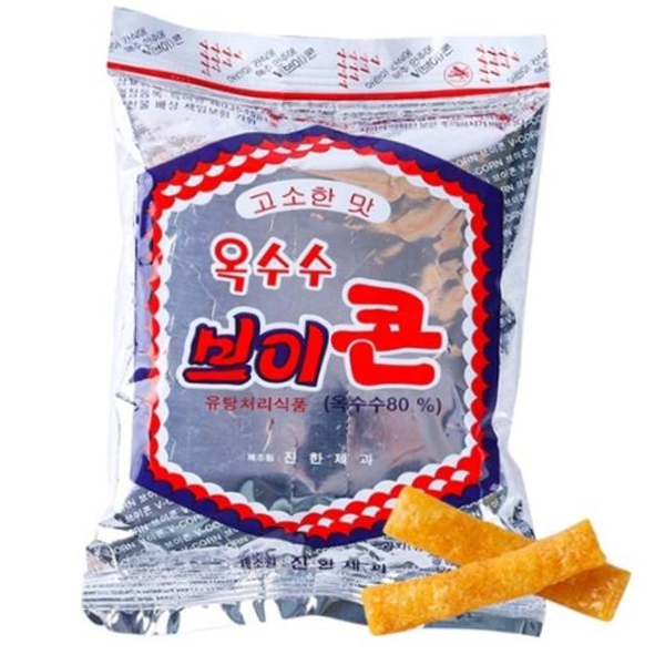 과자 옥수수브이콘 X (1박스) 50g 40ea