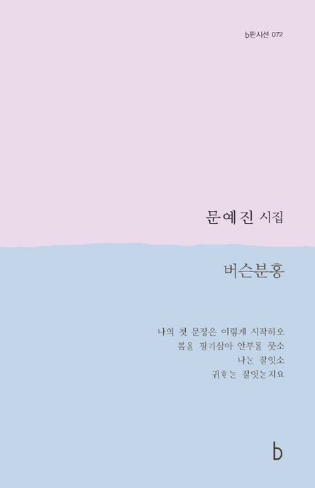[온누리상품] 버슨분홍[B판시선72]