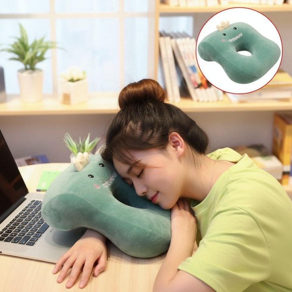사무실 엎드려자는 낮잠베개 학생 팔저림 공룡 수면쿠션