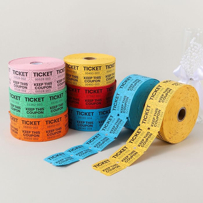 이벤트 경품 추첨권 행운권 추첨 응모권 경품권 500매 1000pcs 번호표 행사용품 뽑기 래플 티켓