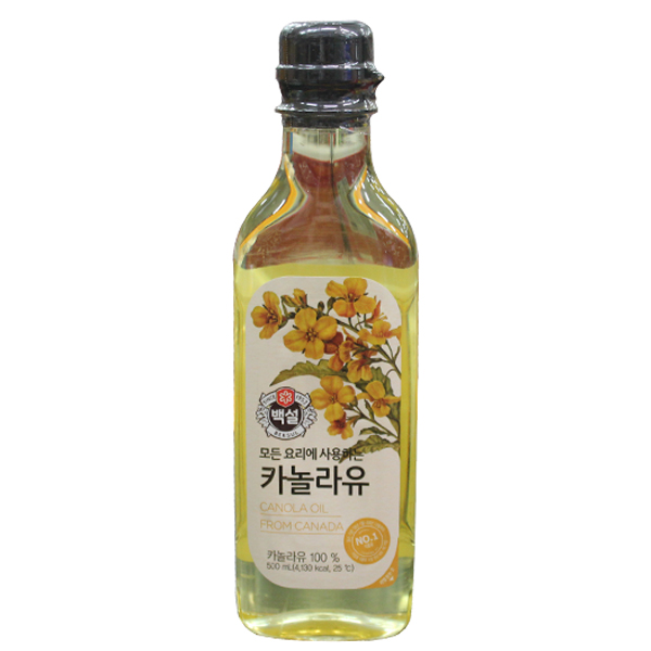 [온누리상품] CJ 백설유 카놀라유 500ml