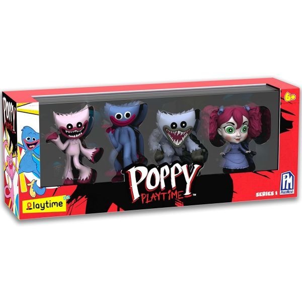 [해외] 파피플레이타임 빈티지 수집 가능 피규어 팩 허기워기 키시미시 huggy wuggy kissy missy