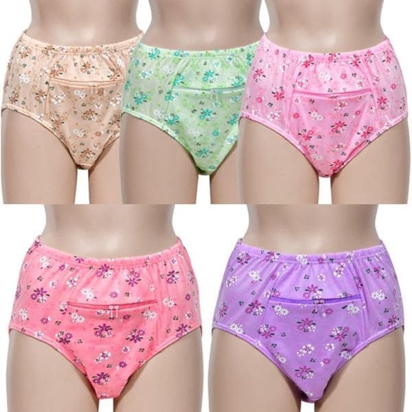 NS홈쇼핑 실용적이고 편안한 플라워 나염 여성 빅사이즈 맥시 지퍼 팬티 0008ek..[33738897]